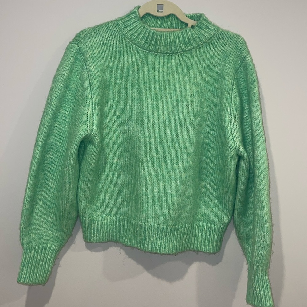 Topshop Green Knit